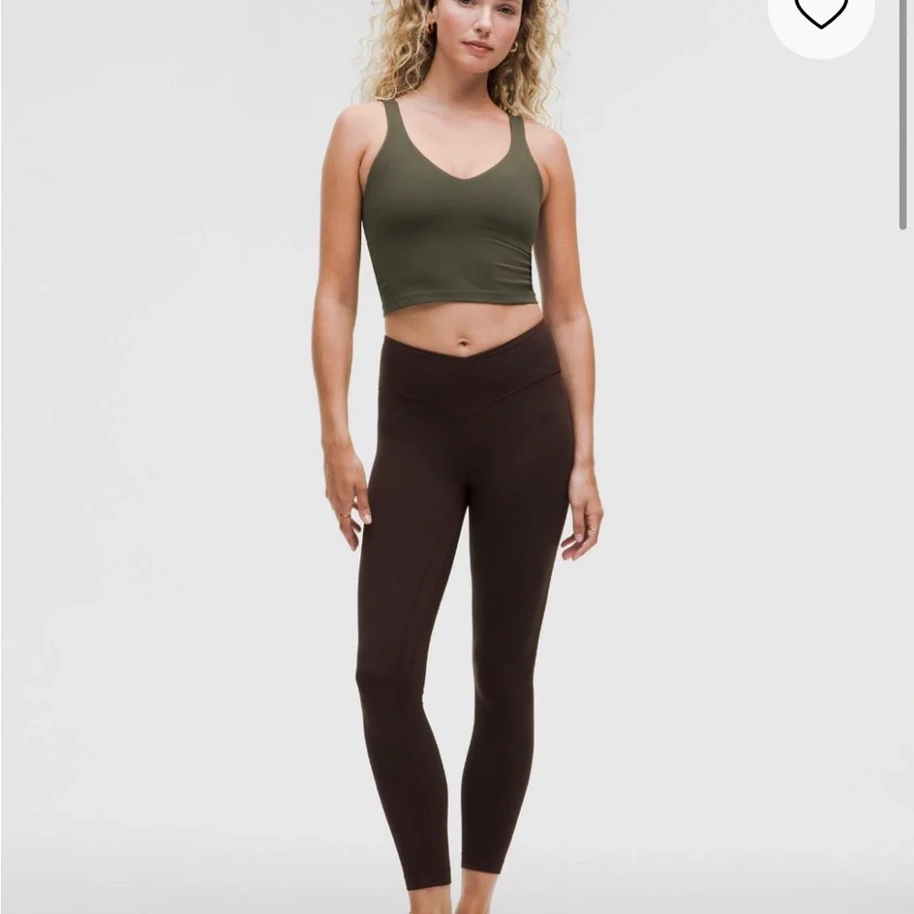 NWT Lululemon Olive Green Align Tank Top - Picture 2 of 8